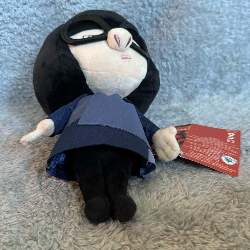 Disney Store Edna Mode Plush Doll The Incredibles Pixar Stuffed Animal Toy - Picture 6 of 8